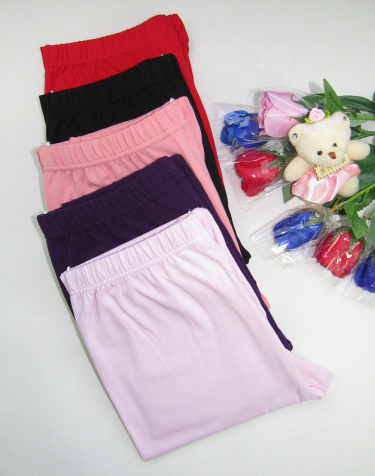 Pantalon collant jeunesse simple en coton - Ref 753938 Image 7