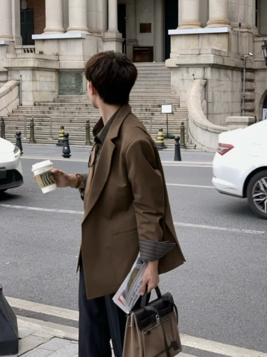 Дизайнерский костюм для работы для отдыха, куртка, осенний