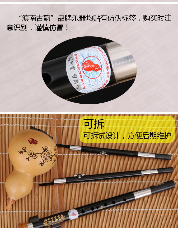Vân Nam cucurbit lụa thả b giai điệu c giai điệu g điều chỉnh f điều chỉnh nhỏ d giai điệu nữ sinh tiểu học tự học giới thiệu dụng cụ - Nhạc cụ dân tộc saotrucmaomeo