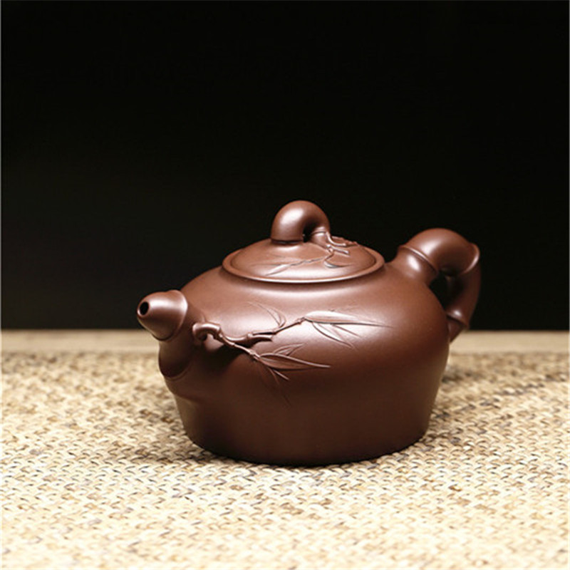 Yixing Dingshan Gu Jingzhou Zisha Nồi Handmade Chính Hãng Nghệ Sĩ Dân Gian Nổi Tiếng Handmade Zhou Liying Rongzhu ấm trà đất sét