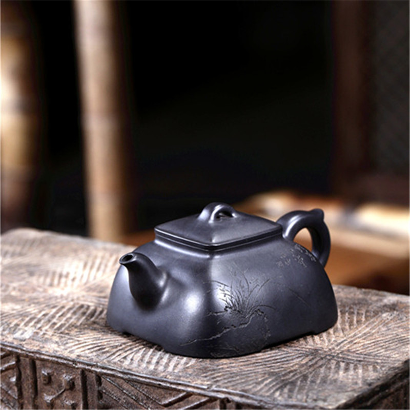 Yixing Dingshan Zisha nồi handmade chính hãng nghệ sĩ dân gian nổi tiếng tất cả các handmade Li Wei arc nồi đất sét
