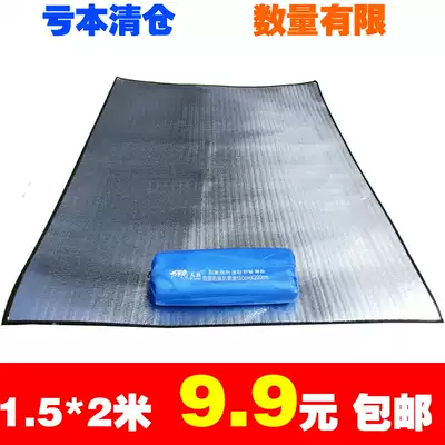 Outdoor moisture-proof mat thick picnic mat double-sided aluminum film Single double multi-person super large floor mat camping tent waterproof mat