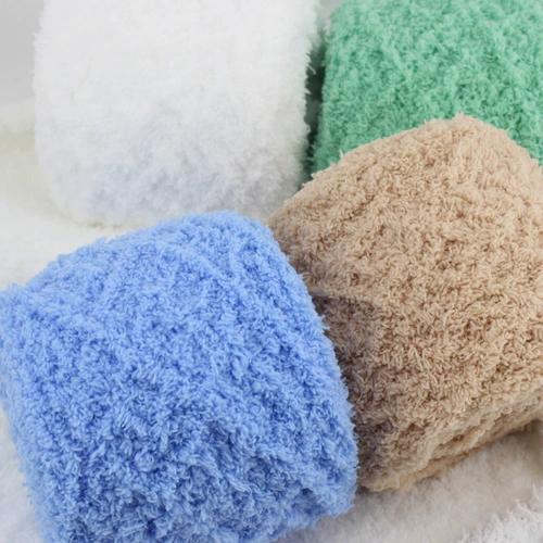 世纪美织 Коралловый клубок пряжи, шарф, детское плетеное полотенце ручной работы, «сделай сам»