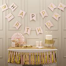 Baby year old happybirthday happy birthday letter pull strip party decoration props supplies
