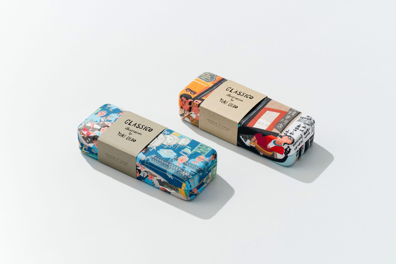 Classico Officially Authorized Japanese Illustrator Yuki Uebo Co-Branded Glasses Storage Box