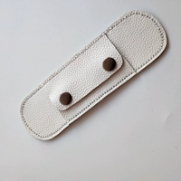 Белые кожаные наплечники, 4mm