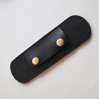 Черные кожаные латунные наплечники, 4mm