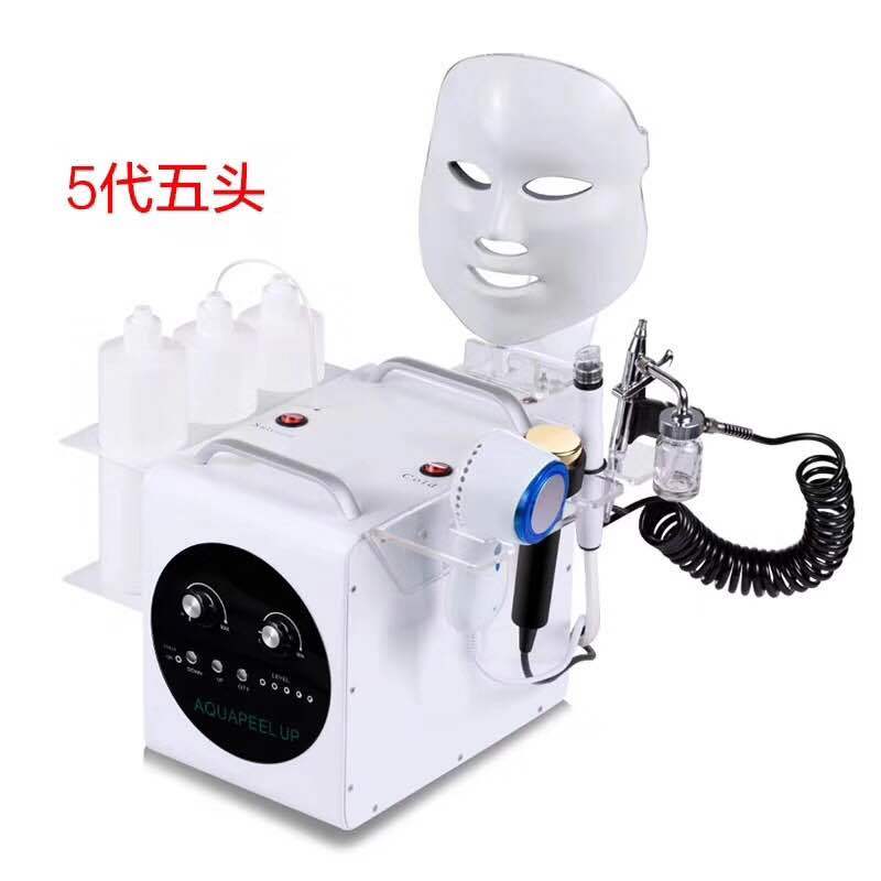 Five generations of five heads Korea small gas bubble ultra cosmetic instrument to black head tender skin spray water replenishing oxygen cleaning surface instrument