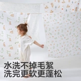 Детское марлевое хлопковое банное полотенце для новорожденных, мягкое одеяло, хорошо впитывает воду