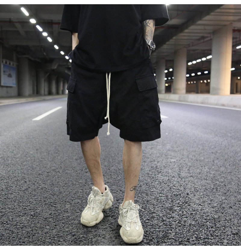 Loose Fit Pocket Cargo Shorts 3