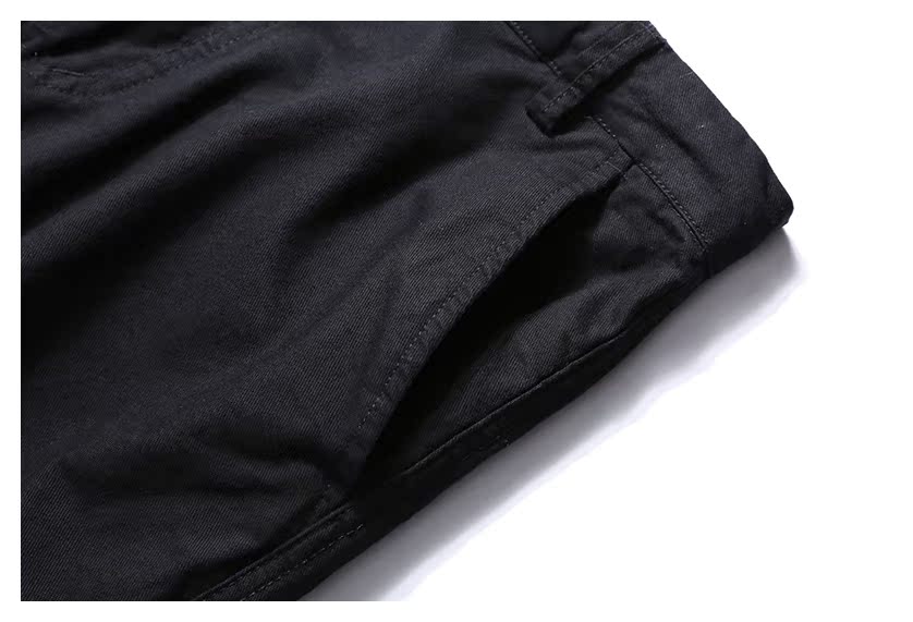 Ami 咔叽 Quần legging buộc đường Mỹ INS Chaoren Ribbon in quần ống rộng quần nam