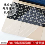 Mac apple macbook máy tính máy tính xách tay không khí pro13 inch bàn phím 12 dán 11 phim 15 bảo vệ TPU 13.3 inch phụ kiện bụi đầy đủ bìa trong suốt phím tắt màu silicone bảo vệ