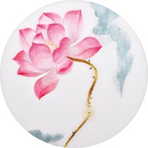 ] Su embroidery embroidery DIY kit Beginner 0 basic stitch lotus figure Manual self-study embroidery decoration