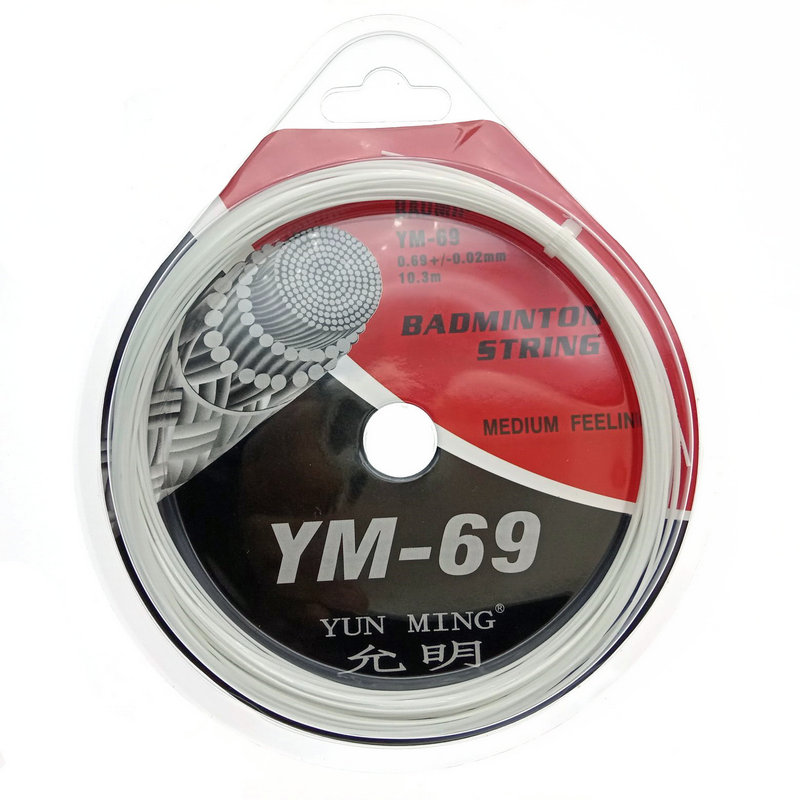 Vợt cầu lông Yunming lông dòng YM69 Vợt cầu lông 20-30 pounds 0,69MM 10 bài miễn phí vợt cầu lông wilson
