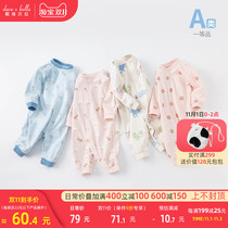 David Bella male and female baby jumpsuits autumn newborn cotton clothes baby climbing clothes male treasure baby ha clothes