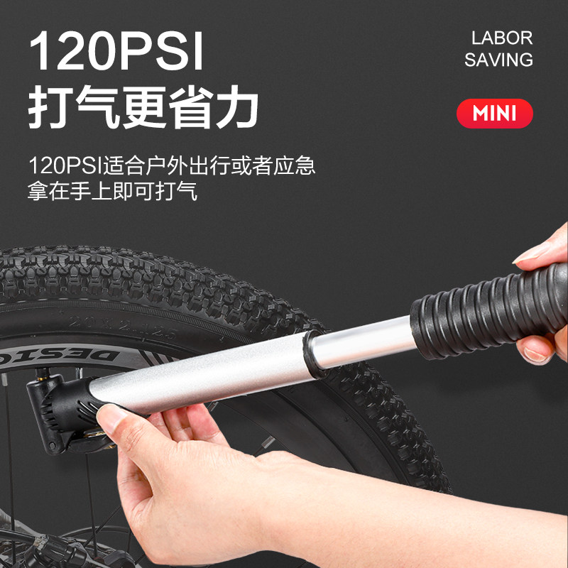 Bike Inflator Hiking Bike Mini-Inflator MeiFatmouth High Pressure Inflator Portable Mini Inflator