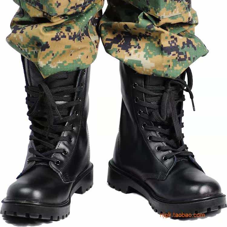 Boots militaires GREENERGY en cuir - dérapage - Ref 1402215 Image 23