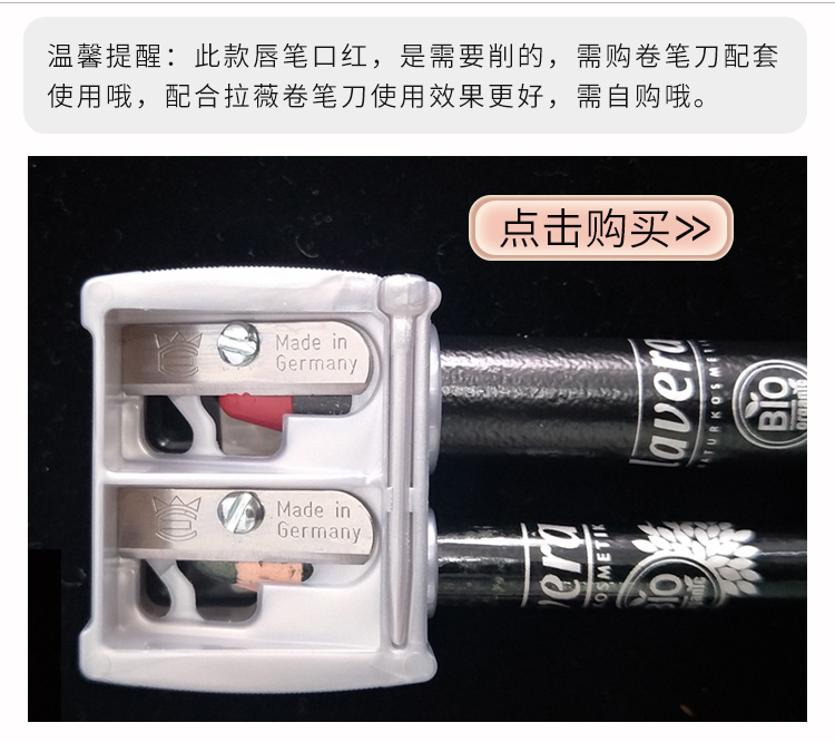 Đức Lavender Lavera Organic Matte Crayon Lipstick Lip Pencil Son môi Pen liner Phụ nữ mang thai Có sẵn - Bút chì môi / môi lót bảng màu son mamonde bút chì