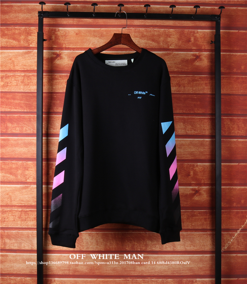 Sweatshirt homme OWFOFF-WHITE - Ref 3128638 Image 4