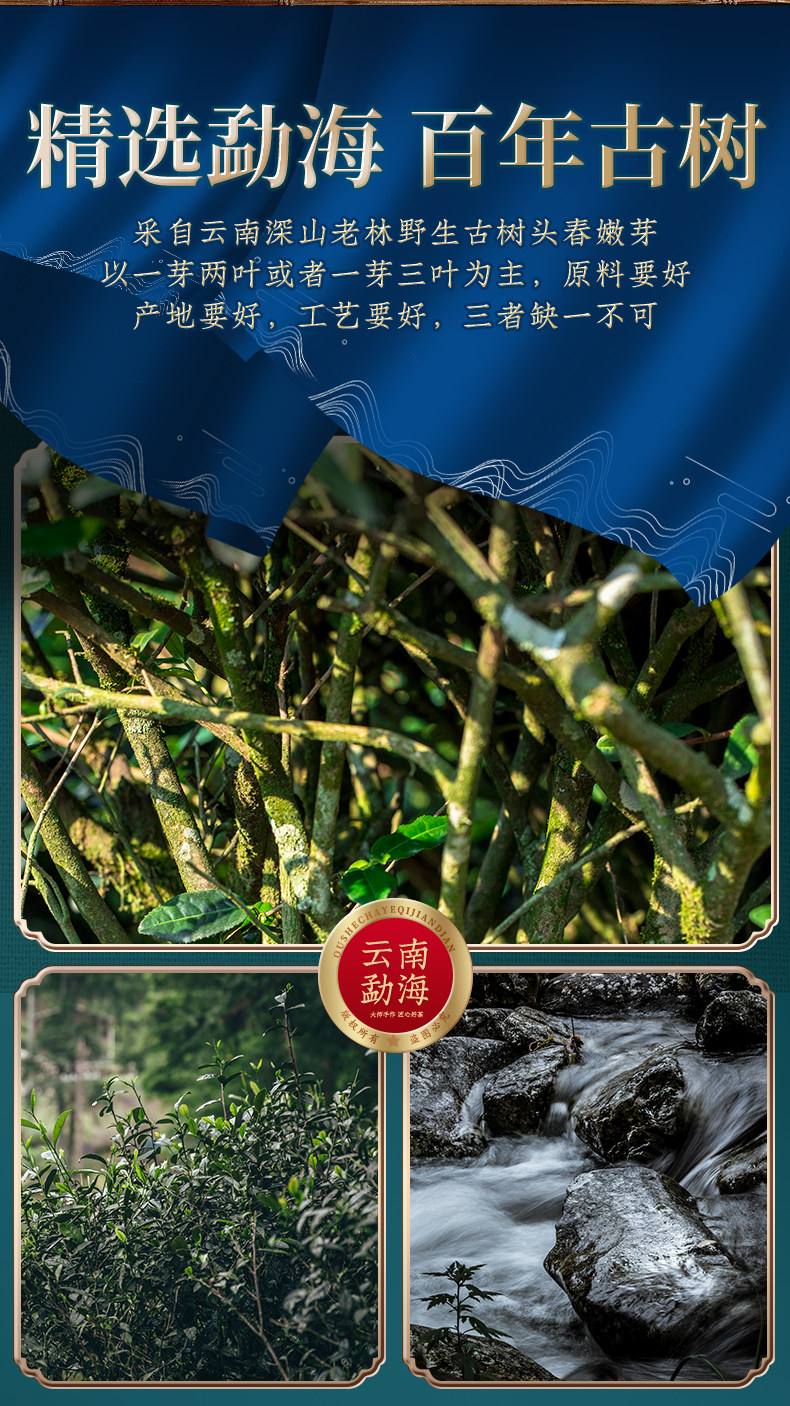 香友 茶化石 云南勐海古树普洱熟茶发酵 100g 图2