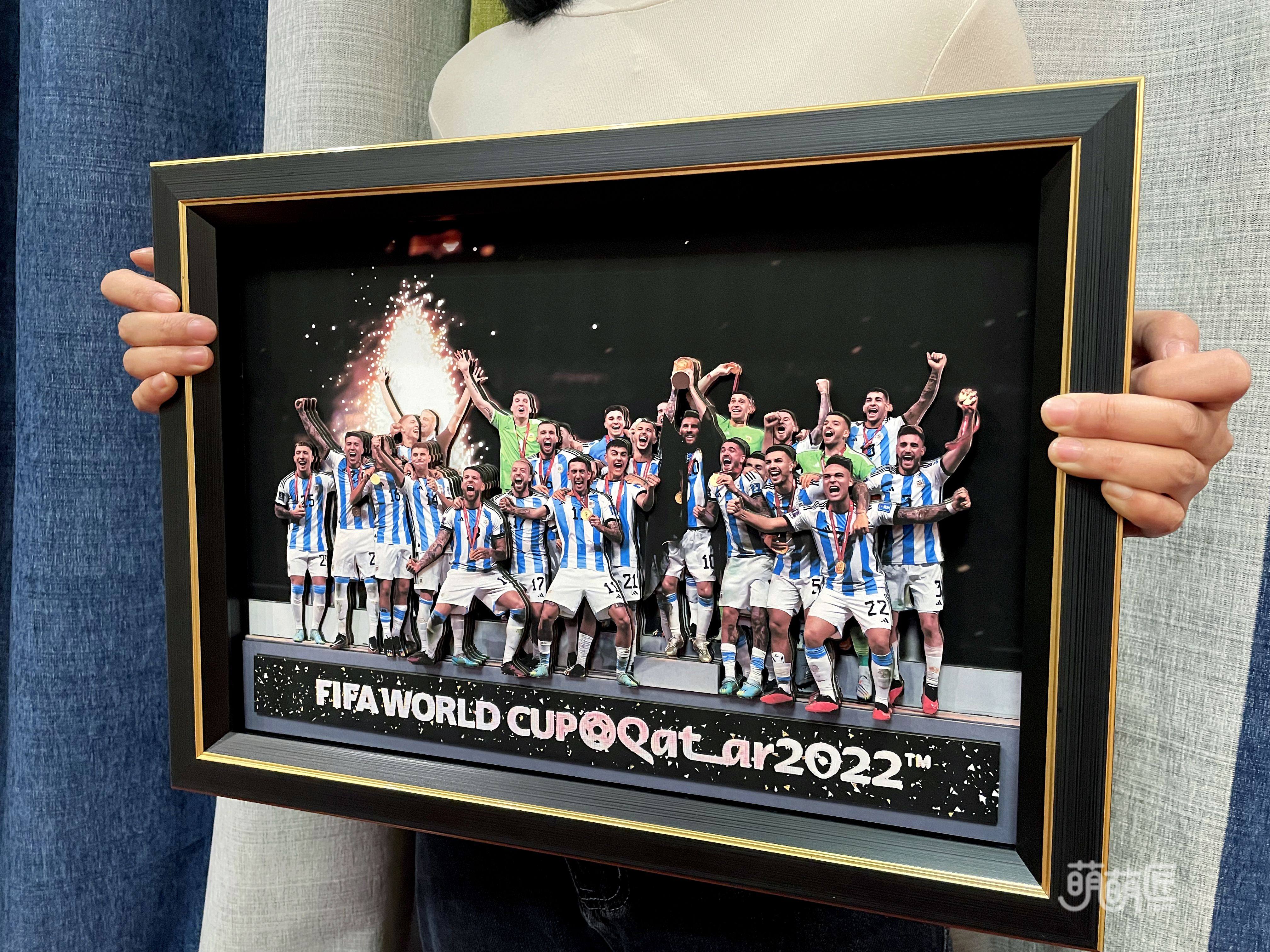 IN-STOCK MOMO Studio Macy FIFA World Cup World Cup Argentina champion 3D decorative 3D painting