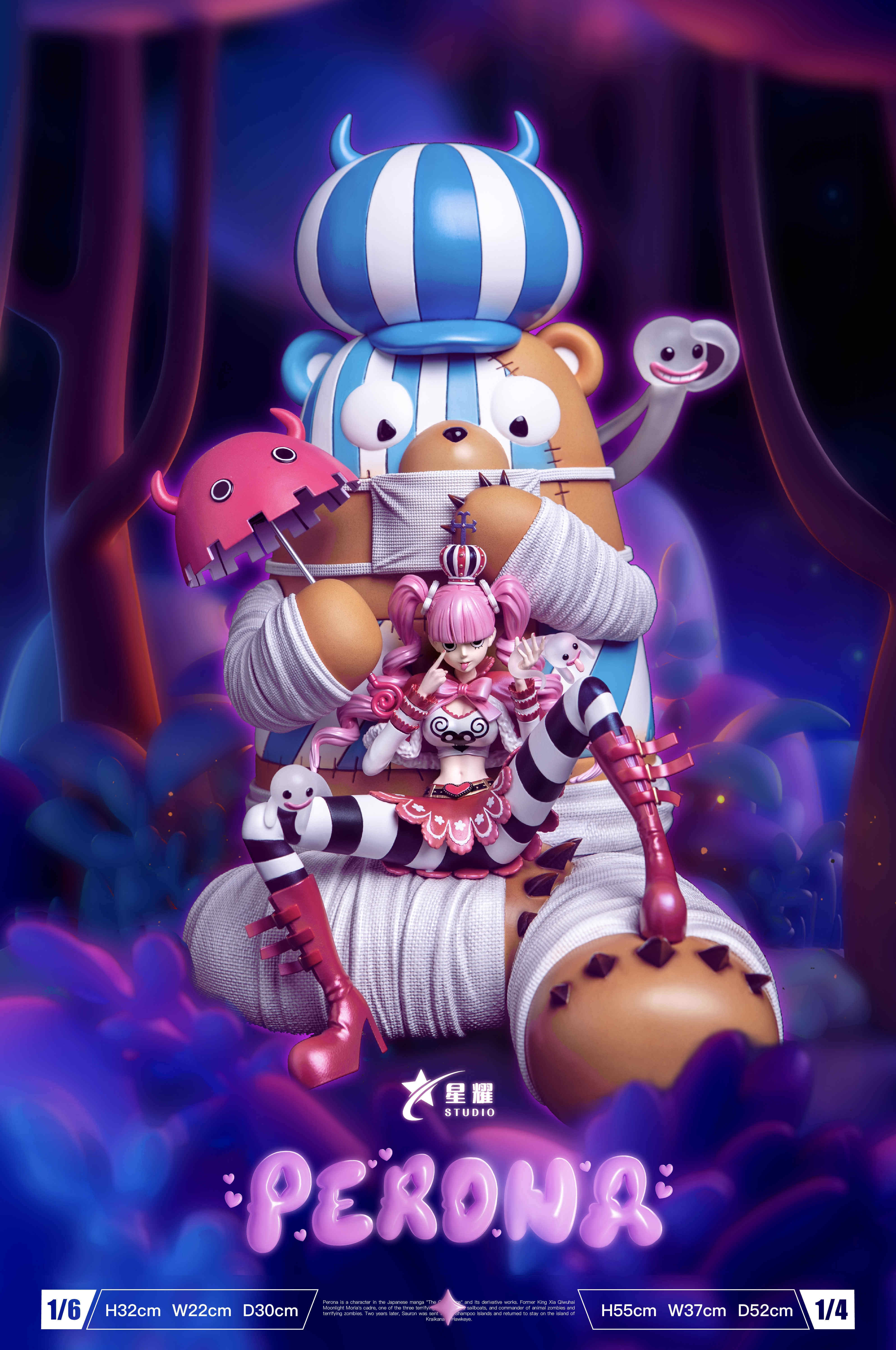 XY Studio One Piece Perona Resin Statue 1/6 Scale Kumasy H32cm