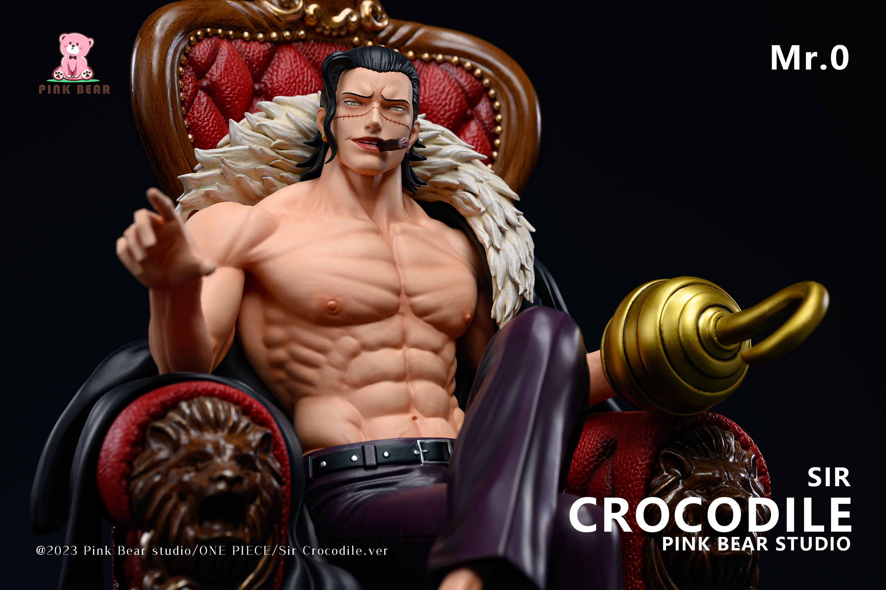 Pink Bear Studio One Piece Sir Crocodile Resin Model Pre