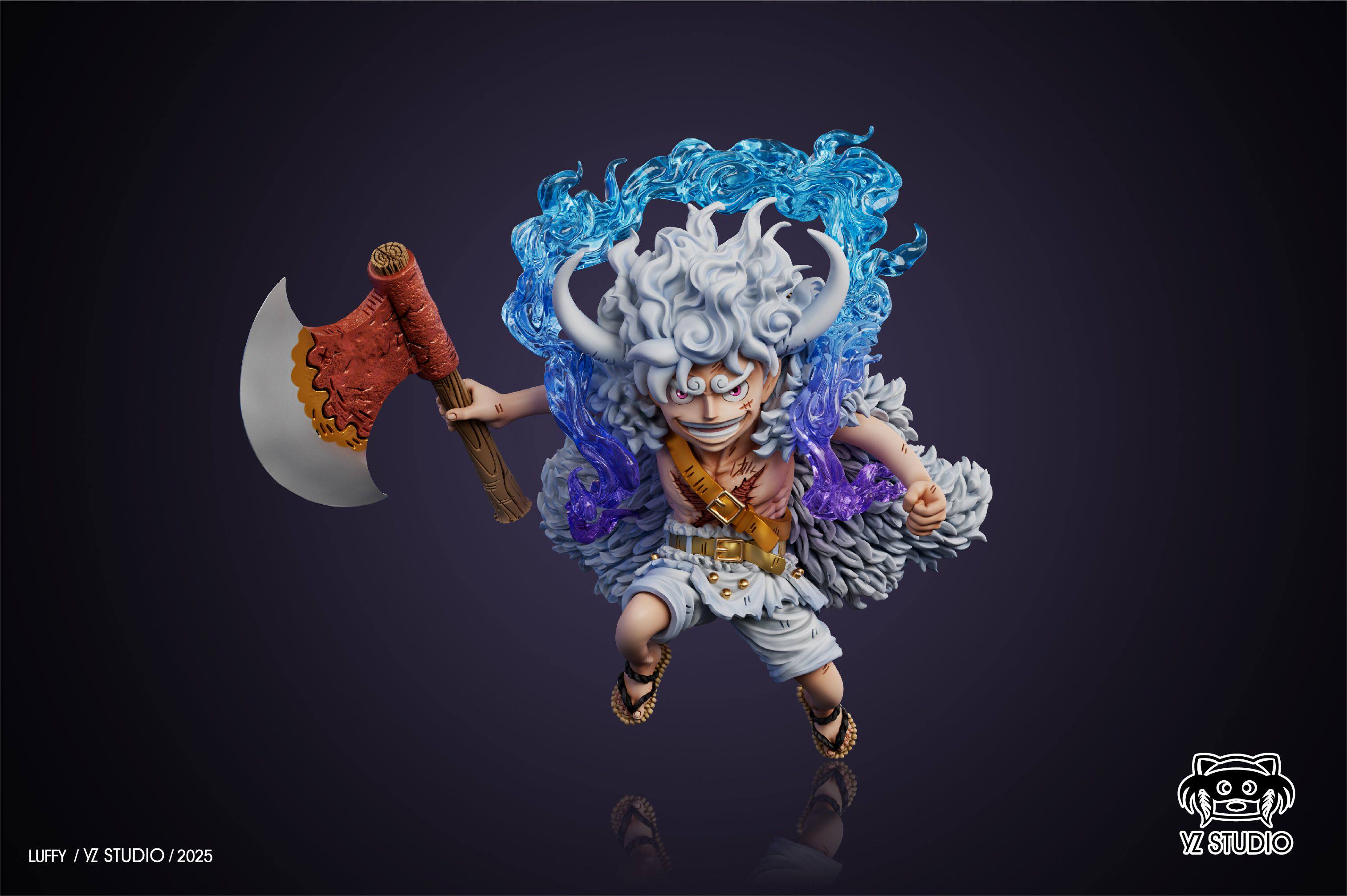 YZ Studio One Piece AXE Monkey D Luffy Model PU Pre-order Painted