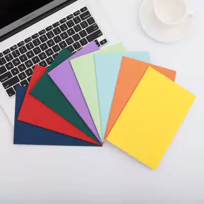 2019 thick creative candy color student office soft copy business custom notebook custom book can be printed LOGO