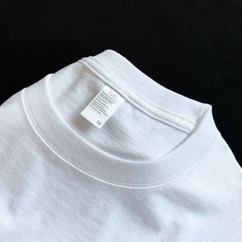 Xinjiang Cotton 270g Heavyweight Pure White T-Shirt for Men, Round Neck Pure Cotton Short-Sleeve T-Shirt, Combed Cotton Unisex Non-See-Through Base Shirt