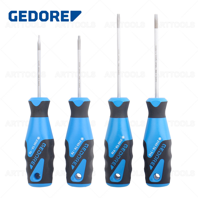 German Gedore Torx Screwdriver 2163Tx Imported Hexagonal Star Type T6T8T10T15T20T30