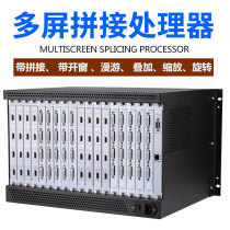 Multi-screen splicing processor External image window roaming 4K matrix network decoding seamless 8-in-16-out host