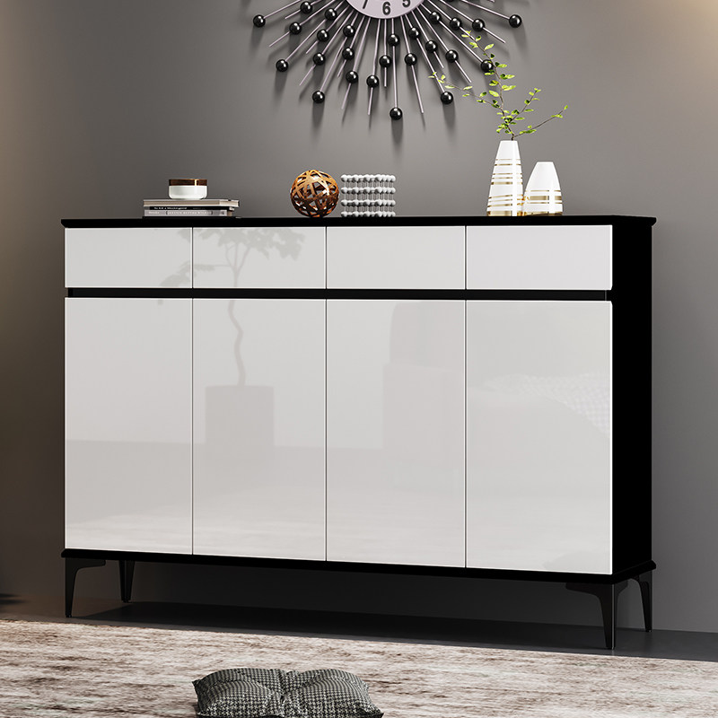 Simple modern shoe cabinet home door porch cabinet small apartment door storage shoe cabinet new large-capacity hallway cabinet