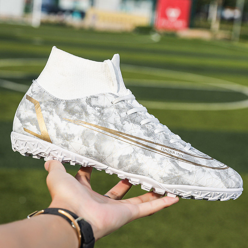 Messi Falcon Football Shoes Male Ag Length Nails Tf Crumpled Nails Children Students C Rospurs Training Shoes Women Little Li Zi