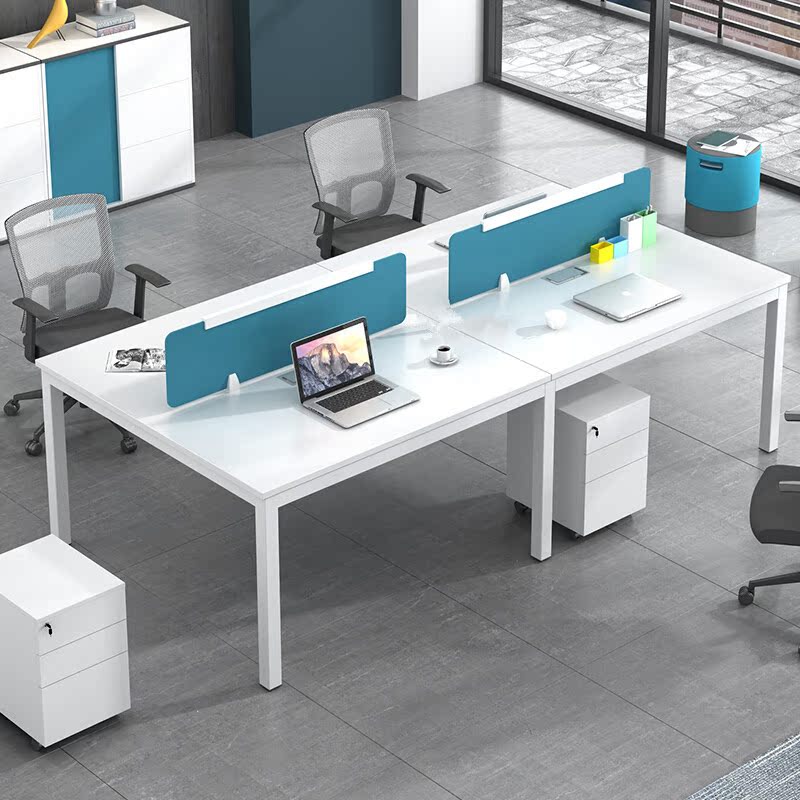 Four-person desk 2 4 6 8 computer table and chair combination furniture screen partition staff card staff table