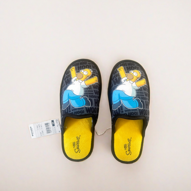 Happy Simpsons High-Definition Printed Indoor Slippers, Export Order, Environmentally Friendly, Odorless, Waterproof, Non-Slip