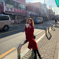 autumn Jun high neck long sweater skirt knee knitted winter dress female base skirt thick winter dress