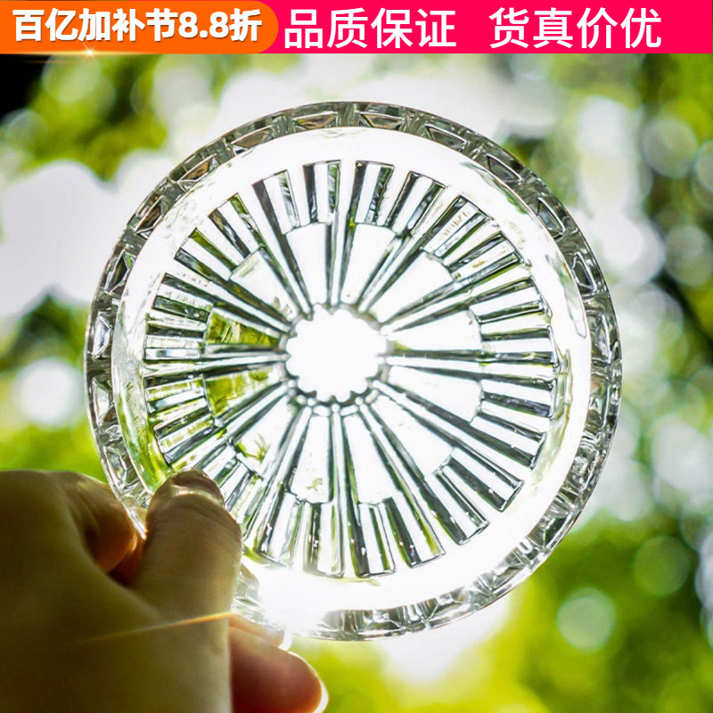 Taimo Crystal Ice Eye V60 Filter Cup Thickened Optical Glass Pour-Over Coffee Pot Filter V01/V02 Filter Cup