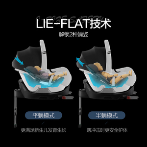 britax/宝得适城市太空舱婴儿提篮i-size儿童汽车用安全座椅宝宝