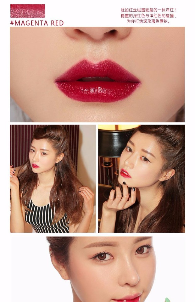 Spot Korea 3ce nhuộm môi dạng lỏng stylenanda cắn môi trang điểm khóa màu Hydra lip gloss - Son bóng / Liquid Rouge 	son bóng bobbi brown