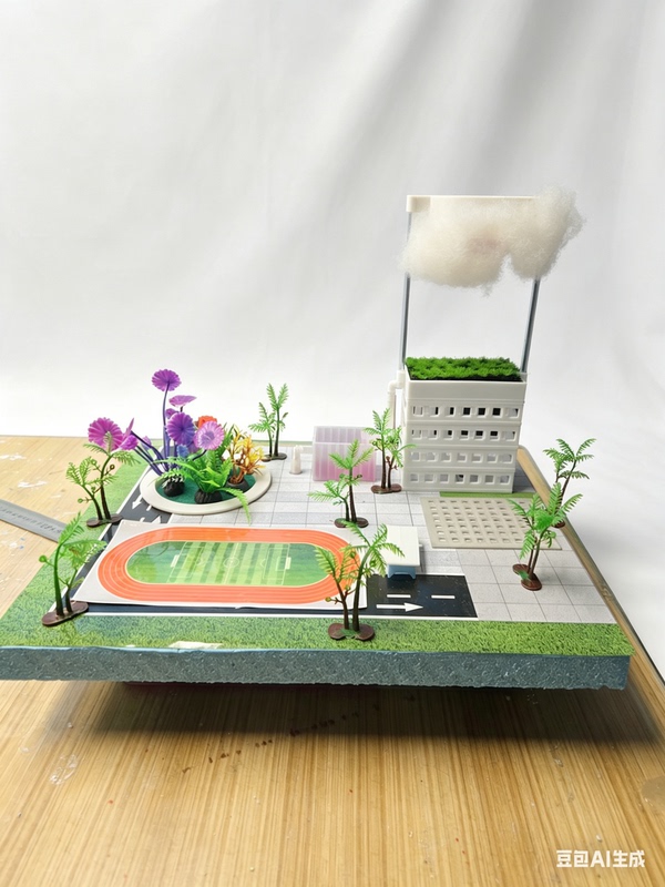 Material Package - Sponge Campus Teaching Model, Campus Ecological Water Circulation Demonstration, Scientific Research Competition Display Equipment