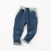 Davebella david Bella trẻ em mùa thu quần jean trẻ em quần lớn trẻ em giản dị DBK8129
