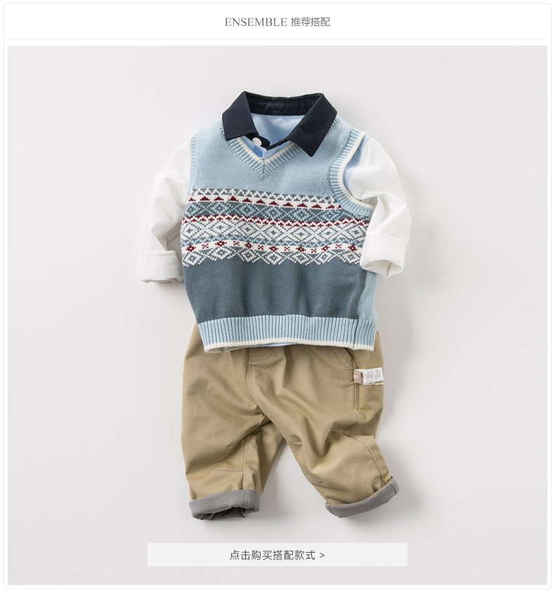 Davebella david bera xuân thu nam áo sơ mi nam bé cotton quý ông áo sơ mi DBA7786 váy đầm trẻ em 13 tuổi