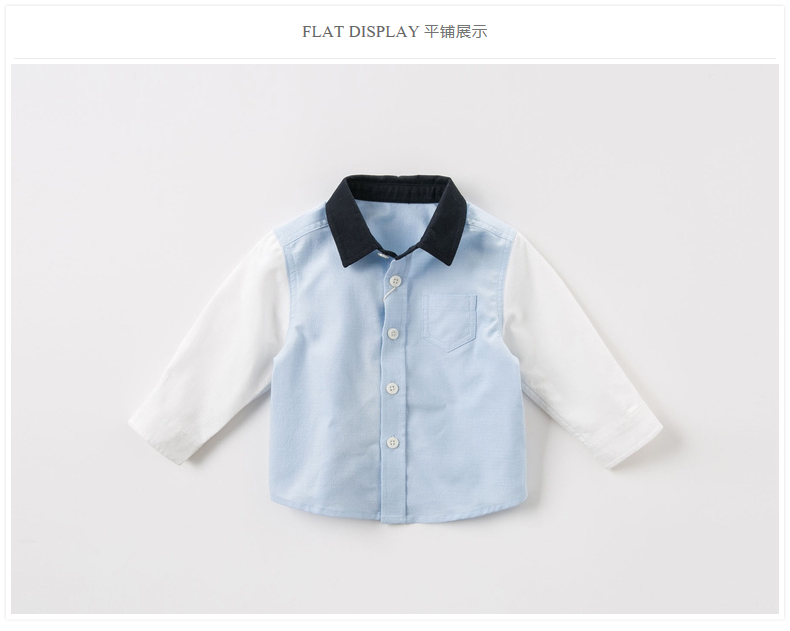 Davebella david bera xuân thu nam áo sơ mi nam bé cotton quý ông áo sơ mi DBA7786 váy đầm trẻ em 13 tuổi
