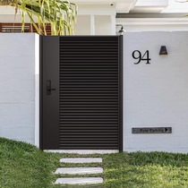 Aluminum alloy garden door entrance door aluminum art outdoor yard courtyard gate villa electric fence outdoor small yard