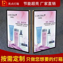 Magnetic light box ultra-thin custom led Elevator advertising light box milk tea shop menu display board acrylic Billboard