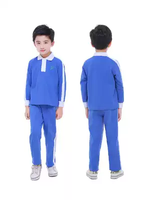 Shenzhen unified primary school uniforms men and women long sleeves spring and autumn sports suits long sleeve trousers