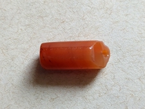 Tibetan antiques Miscellaneous old beads old red agate multi-ribbed cylindrical beads ancient beads weathered stripes broken beads s13