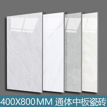 Toilet tiles 400X800 Living room Kitchen Balcony Full Porcelain Wall Brick Through Body Marble Middle Wall Face Brick