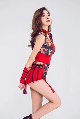 Новый сценический спектакль костюмы и кимоно контрастные цветные костюмы ночной клуб Новый сценический костюм Классические танцевальные костюмы для женщин Элегантные